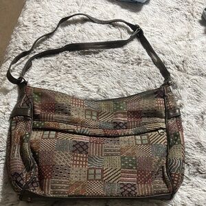 SAS Multicolor Geometric Shoulder Bag